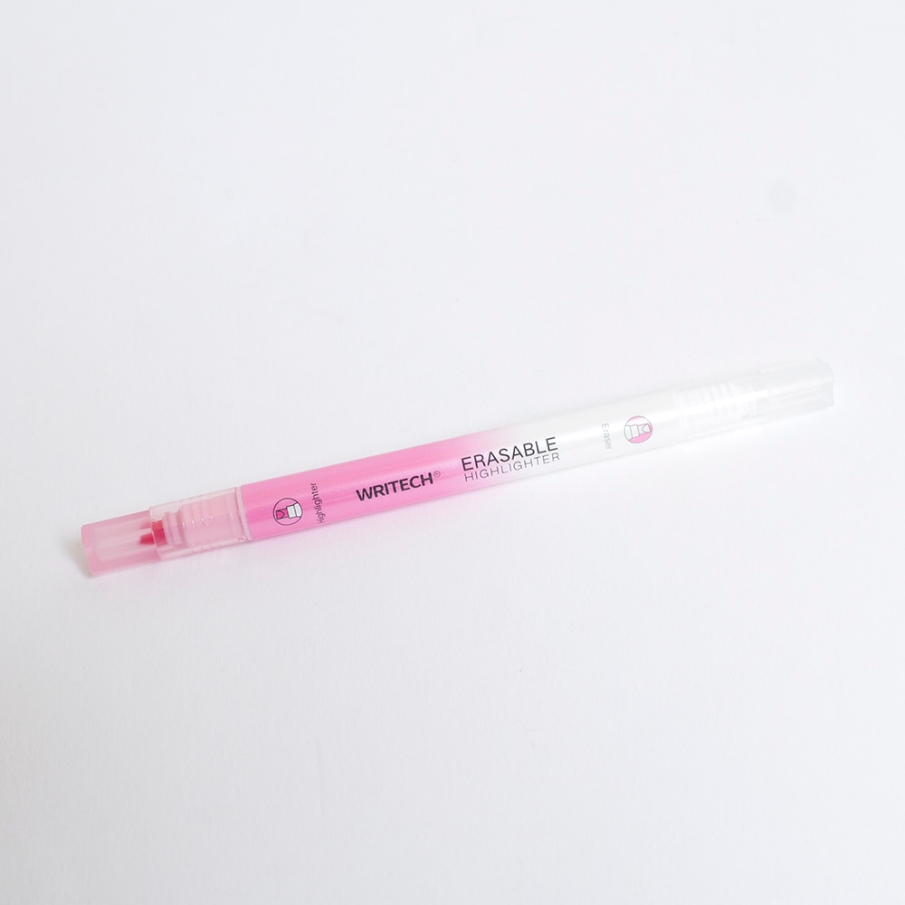 Writech, Highlighters, Art & School, Chisel Tip, Erasable, 715055, Neon Pink